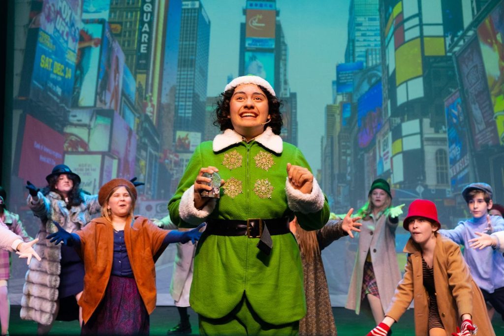 buddy the elf onstage 